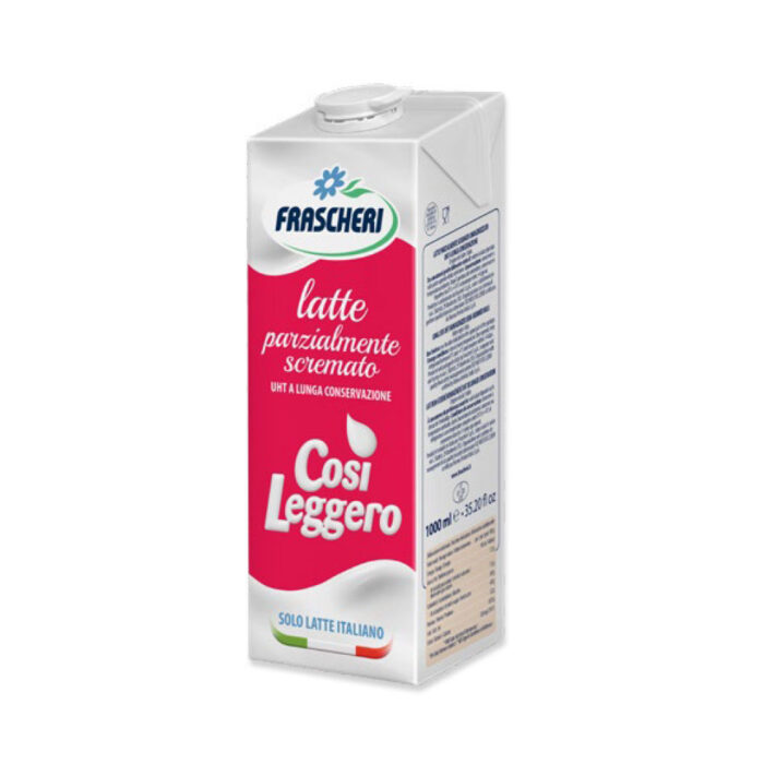 Latte UHT parzialmente scremato
